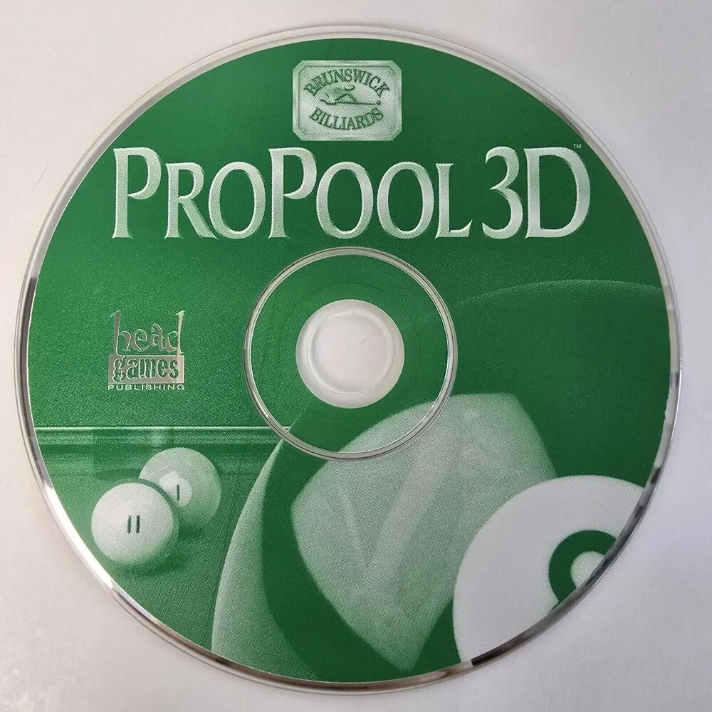 Vintage 3D Pool Simulation Games 1998 For Windows 95/98 - ProPool 3D & Real Pool